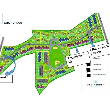 Vakantiewoning Polderhuis 10, Airco En Verwarming In Alle Kamers, Prive Parkeerplaats En Afgesloten Tuin Tatil Evi
